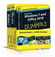 Windows 7 and Office 2010 For Dummies Book/DVD Package