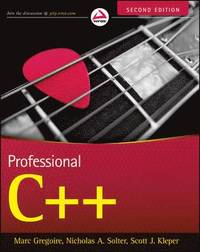 Professional C++, 2nd Edition (h�ftad)