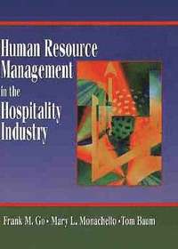 Human Resource Management in the Hospitality Industry (inbunden)