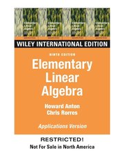 Elementary Linear Algebra: WITH Applications (h�ftad)