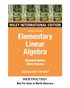 Elementary Linear Algebra: WITH Applications