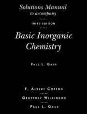 Solutions Manual to Accompany Basic Inorganic Chemistry, 3r.ed (h�ftad)