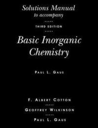 Solutions Manual to Accompany Basic Inorganic Chemistry, 3r.ed (inbunden)