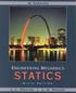 Meriam Engineering Mechanics: Statics SI Version