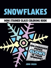 Snowflakes Stained Glass Colouring Book (h�ftad)