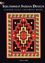 Southwest Indian Design Stained Glass Colouring Book