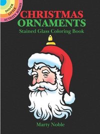 Christmas Ornaments Stained Glass Colouring Book