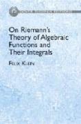 On Riemann's Theory Og Algebraic Fu (h�ftad)