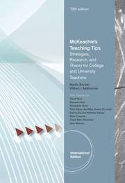 McKeachie's Teaching Tips (h�ftad)