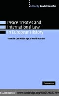 Peace Treaties and International Law in European History