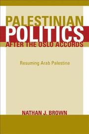 Palestinian Politics After the Oslo Accords (h�ftad)