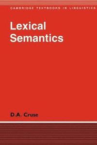 Lexical Semantics (h�ftad)