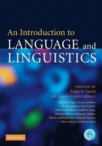 An Introduction to Language and Linguistics (h�ftad)