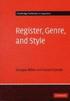 Register, Genre, and Style