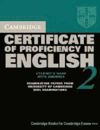 Cambridge Certificate of Proficiency in English 2 Student's Book with Answers (h�ftad)