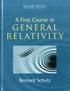 A First Course in General Relativity
