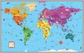Rand McNally Kids' Illustrated World Wall Map - Folded