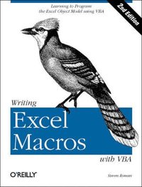Writing Excel Macros with VBA (h�ftad)