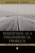 Modernism as a Philosophical Problem