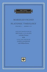 Platonic Theology: Volume 1