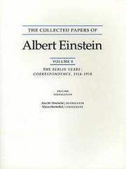 The Collected Papers of Albert Einstein: v. 8 Berlin Years, Correspondence, 1914-1918 (h�ftad)