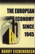 The European Economy Since 1945