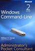 Windows Command-Line Administrator's Pocket Consultant 2nd Edition