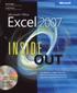 Microsoft Office Excel 2007 Inside Out Book/CD Package