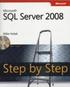 Microsoft SQL Server 2008 Step by Step Book/CD Package
