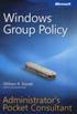 Windows Group Policy Adminstrator's Pocket Companion