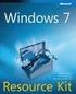 Windows 7 Resource Kit Book/CD Package