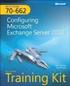 MCTS Self-Paced Training Kit (Exam 70-662): Configuring Microsoft Exchange Server 2010 Book/CD Package