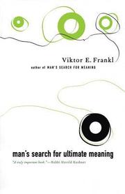 Man's Search for Ultimate Meaning (h�ftad)
