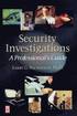 Security Investigations