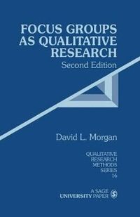 Focus Groups as Qualitative Research (inbunden)