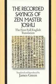 Recorded Sayings Of Zen Master Joshu (inbunden)