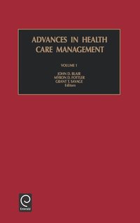 Advances in Health Care Management (inbunden)