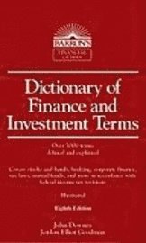 Dictionary Of Finance And Investment Terms (h�ftad)