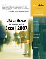 VBA & Macros For Micorosoft Office Excel 2007 (h�ftad)