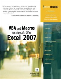 VBA & Macros For Micorosoft Office Excel 2007