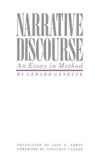 Narrative Discourse (h�ftad)