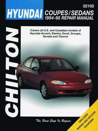 Hyundai Accent, Lantra, Sonata And S-Coupe (1994-98) (h�ftad)