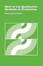 How to Use Qualitative Methods in Evaluation (h�ftad)