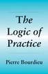 The Logic of Practice