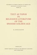 Text as Topos in Religious Literature of the Spanish Golden Age