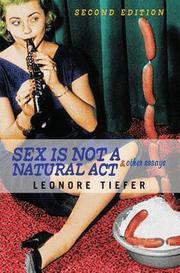 Sex is Not a Natural Act and Other Essays (h�ftad)