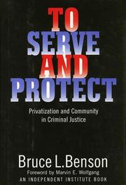 To Serve and Protect (inbunden)