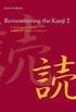 Remembering the Kanji 2: Vol. 2