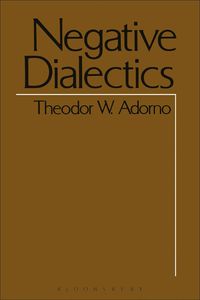 Negative Dialectics (h�ftad)