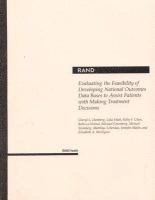 Evaluating the Feasibility of Developing National Outcomes (h�ftad)